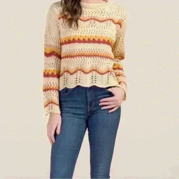 NWT en crème knit sweater small/medium - Picture 1 of 4